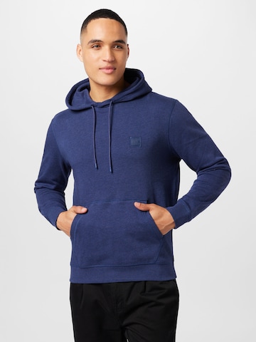 BOSS Orange Sweatshirt 'Wetalk' in Blau: predná strana