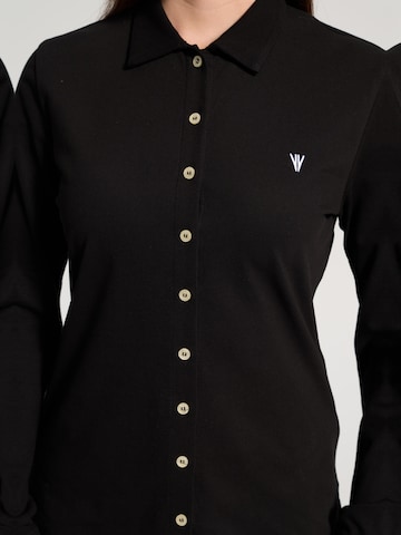 Camicia da donna 'Vivienne' di NOWIHT in nero