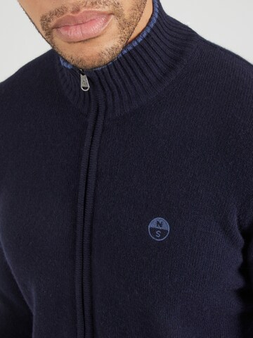 North Sails Strickjacke in Blau