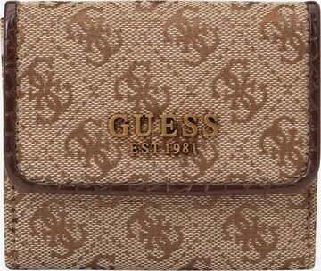 GUESS Wallet 'Aviana' in Brown: front