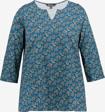 Ulla Popken Shirt in Blauw: voorkant