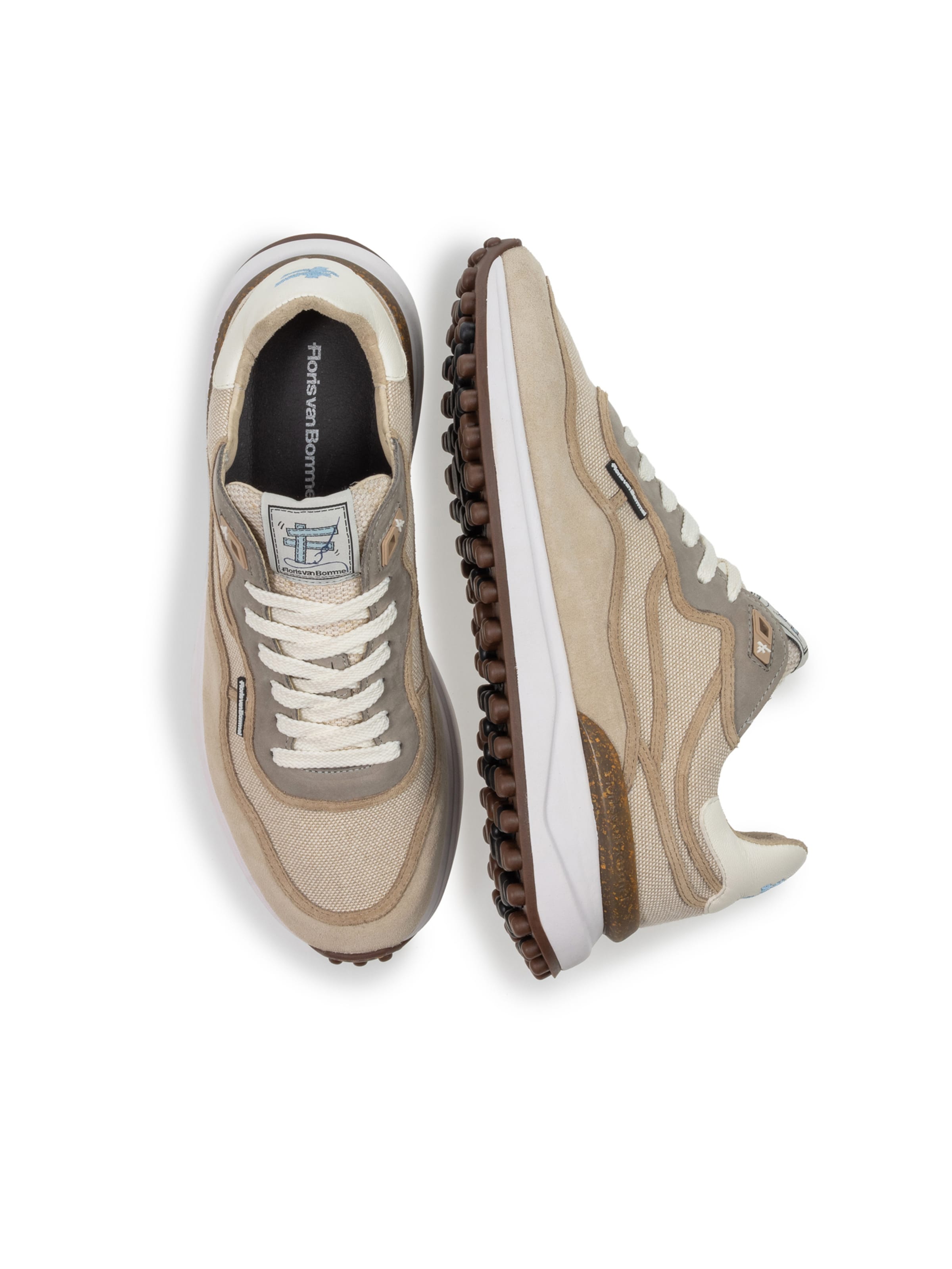 Sneaker bassa 'Noppi 45' di Floris van Bommel in beige