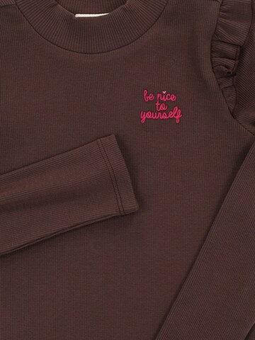 T-Shirt Looxs Revolution en marron