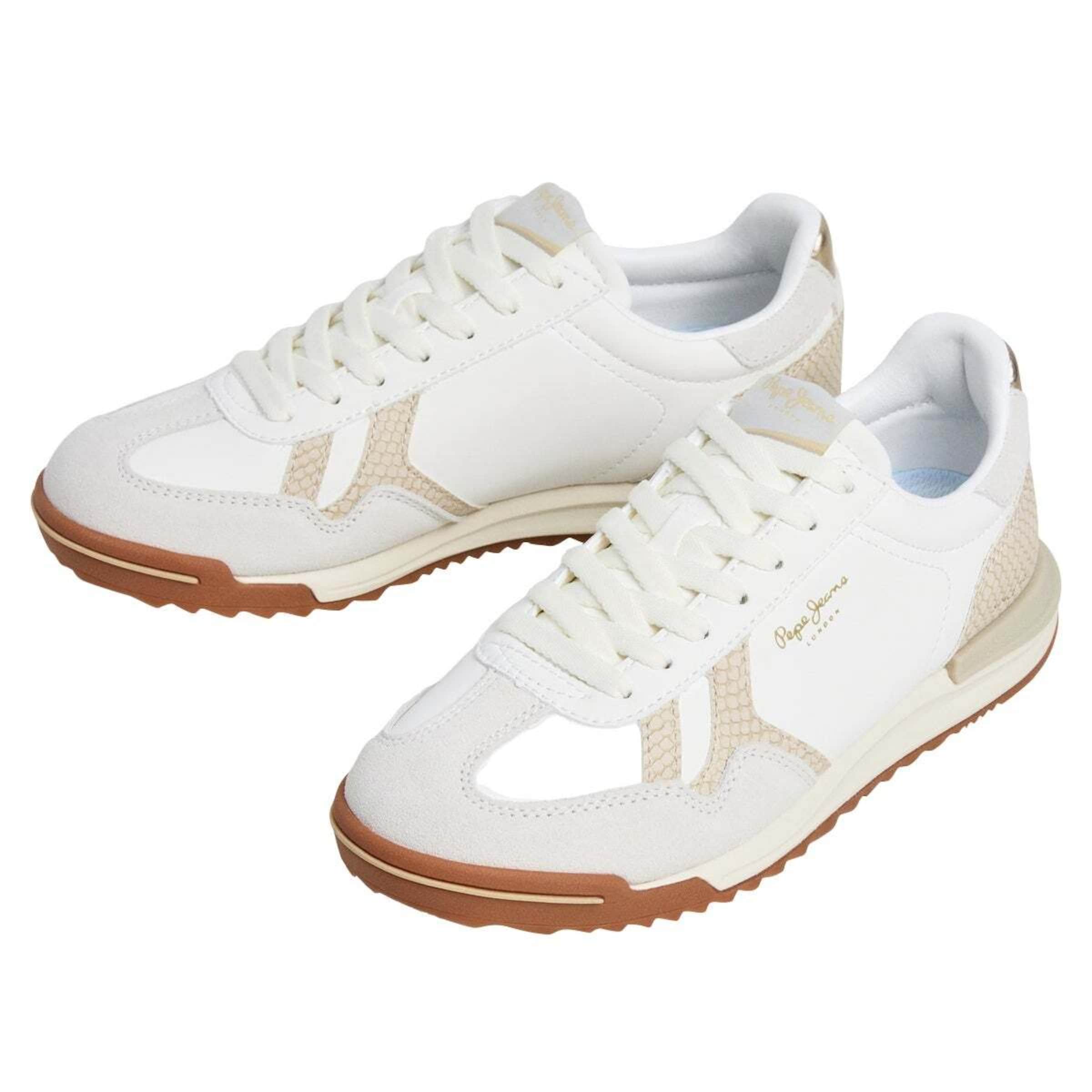 Pepe Jeans Sneaker 'Marvin Snake' in Weiß