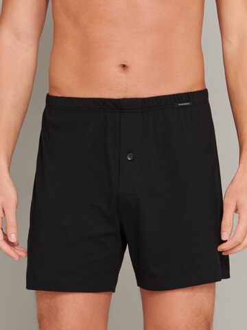 SCHIESSER Boksershorts i sort: forside