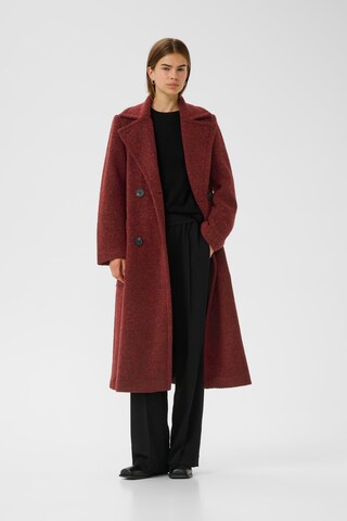 InWear Between-seasons coat 'YumIW DB ' in Red