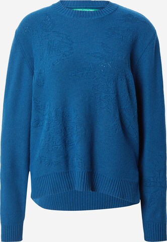 UNITED COLORS OF BENETTON Sweater in Blue: front