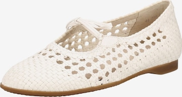 Ballerines à lanières GABOR en blanc : devant