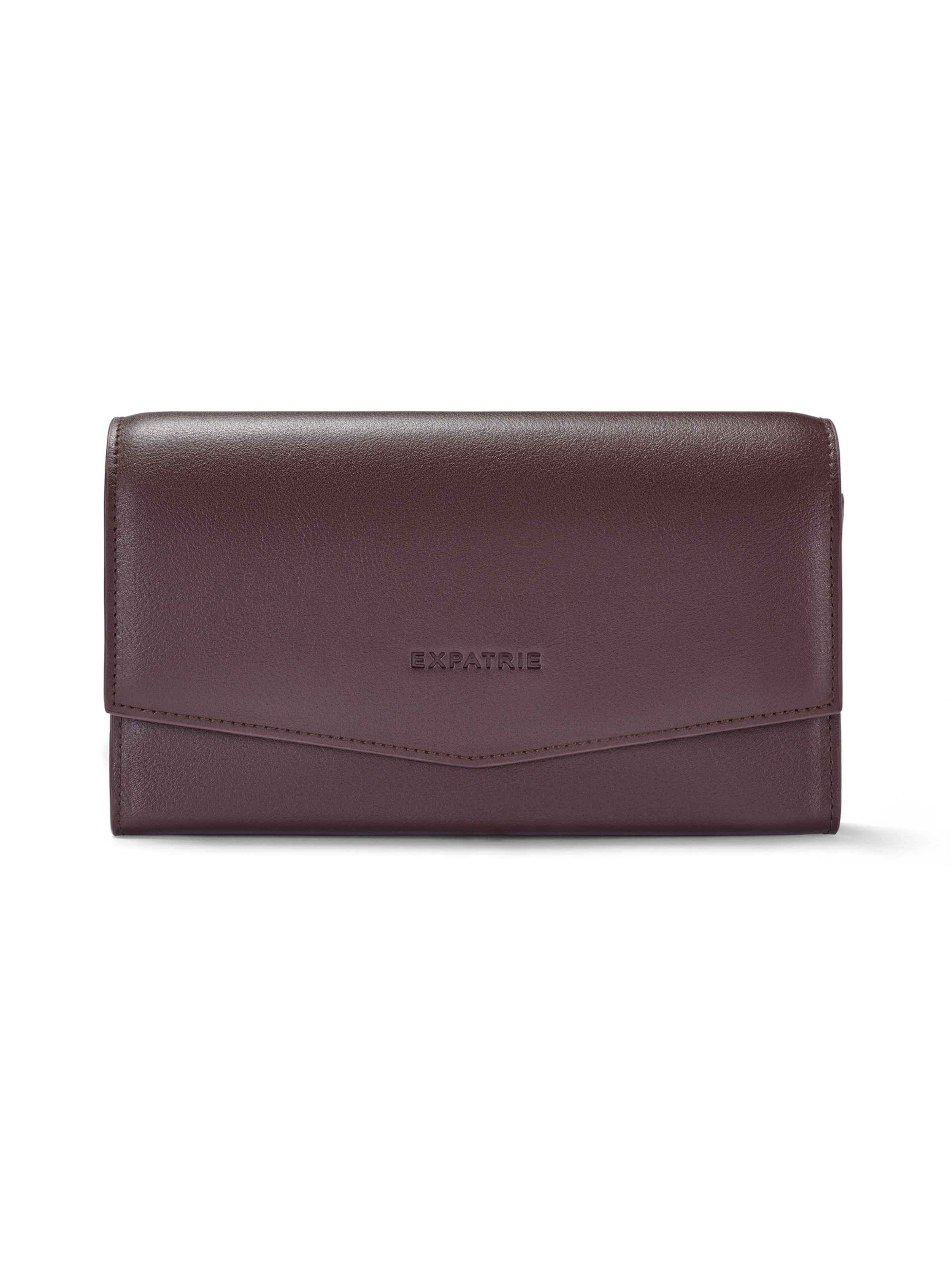 Expatrié - Bolso de noche 'Camille' en marrón