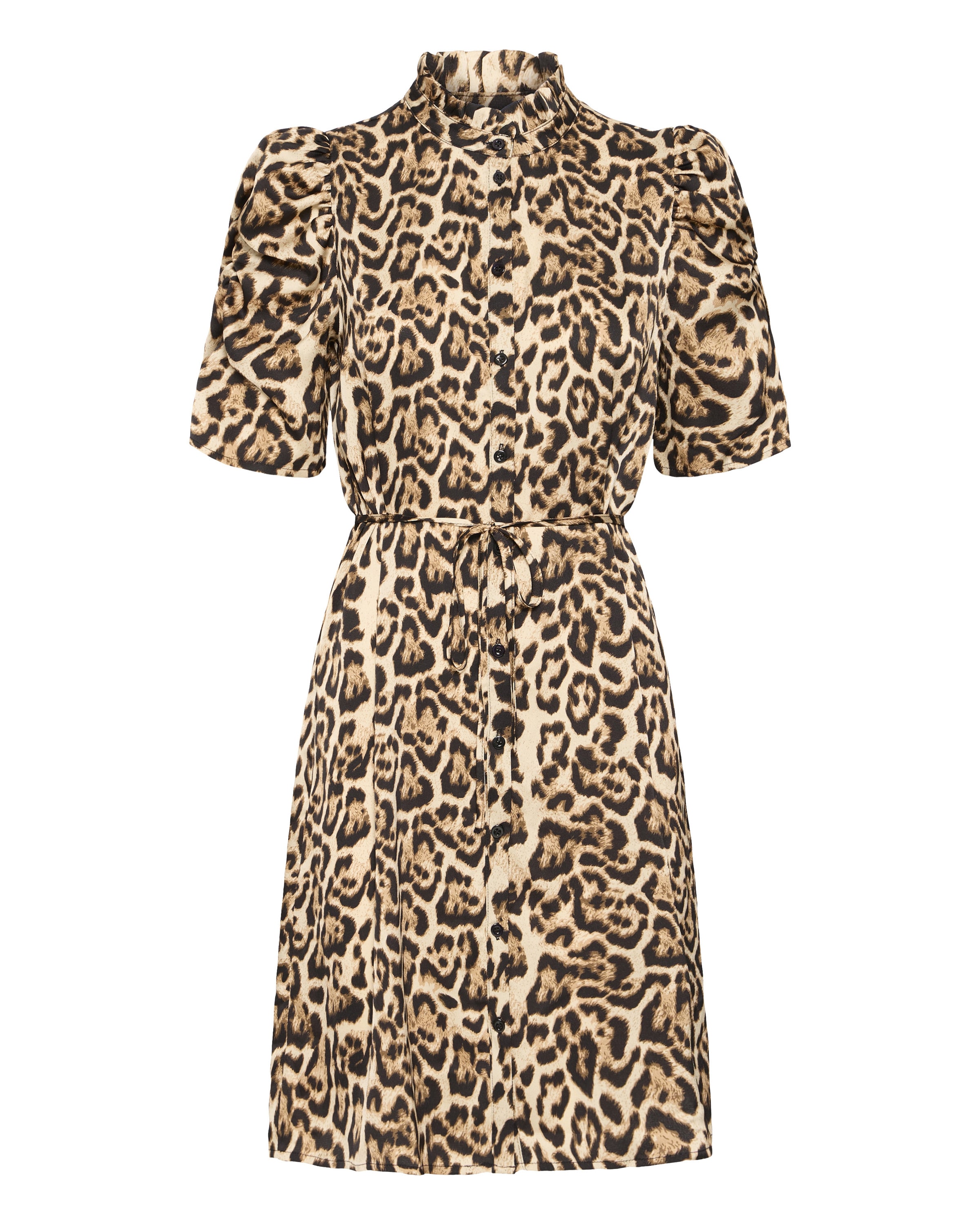 ICHI Kleid in Braun: Vorderseite