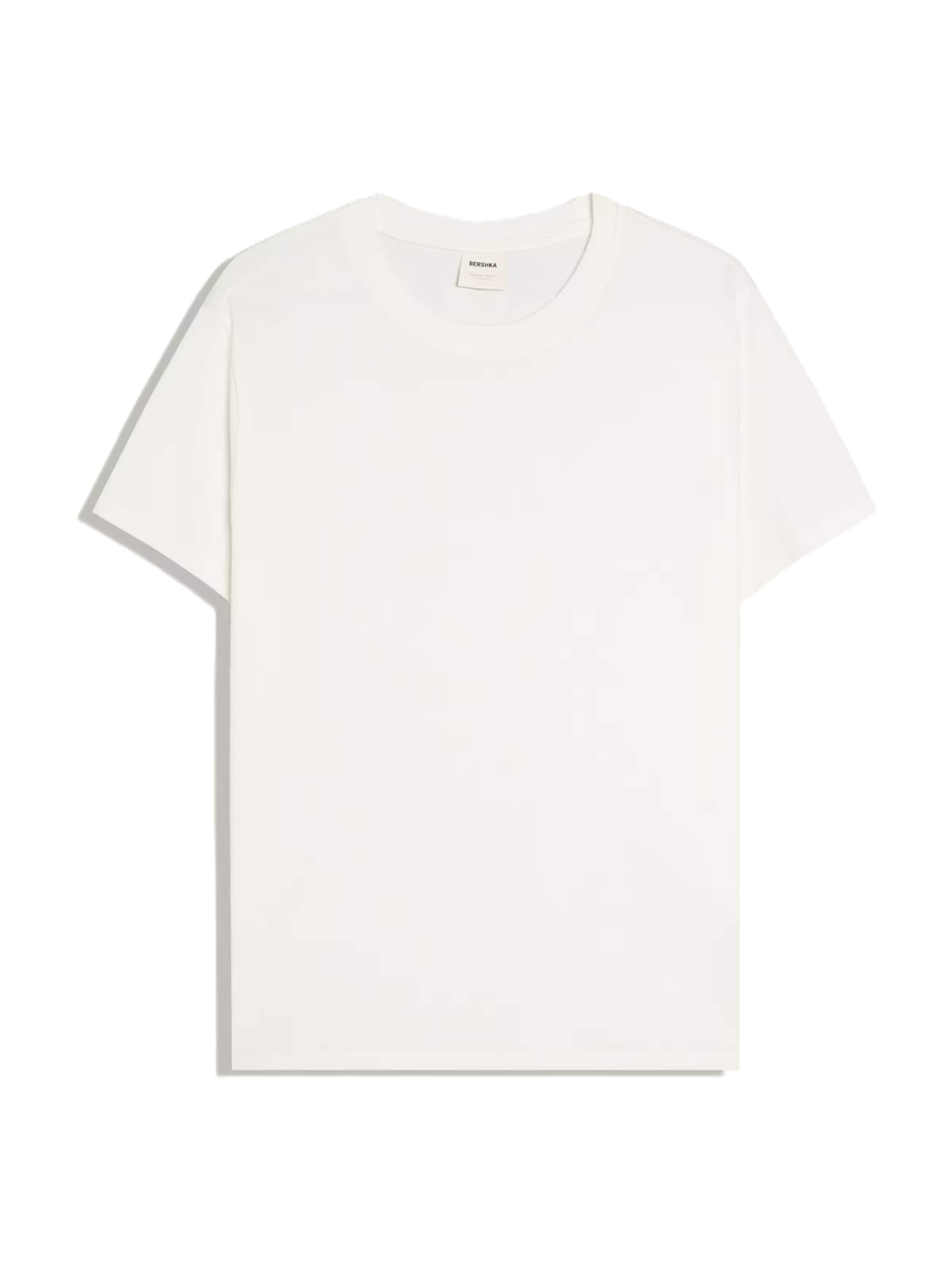 Bershka Koszulka w rozmiarze XS w kolorze białym, Podgląd produktu