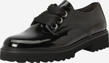 GABOR Šněrovací boty – černá: přední strana