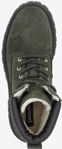 Palado Lace-Up Ankle Boots 'Solta' in Green