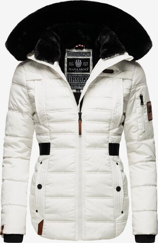 NAVAHOO Winter Jacket 'Melikaa' in White: front