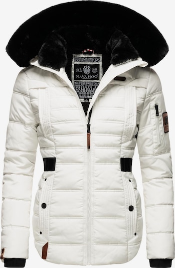 NAVAHOO Winterjacke 'Melikaa' in schwarz / weiß, Produktansicht