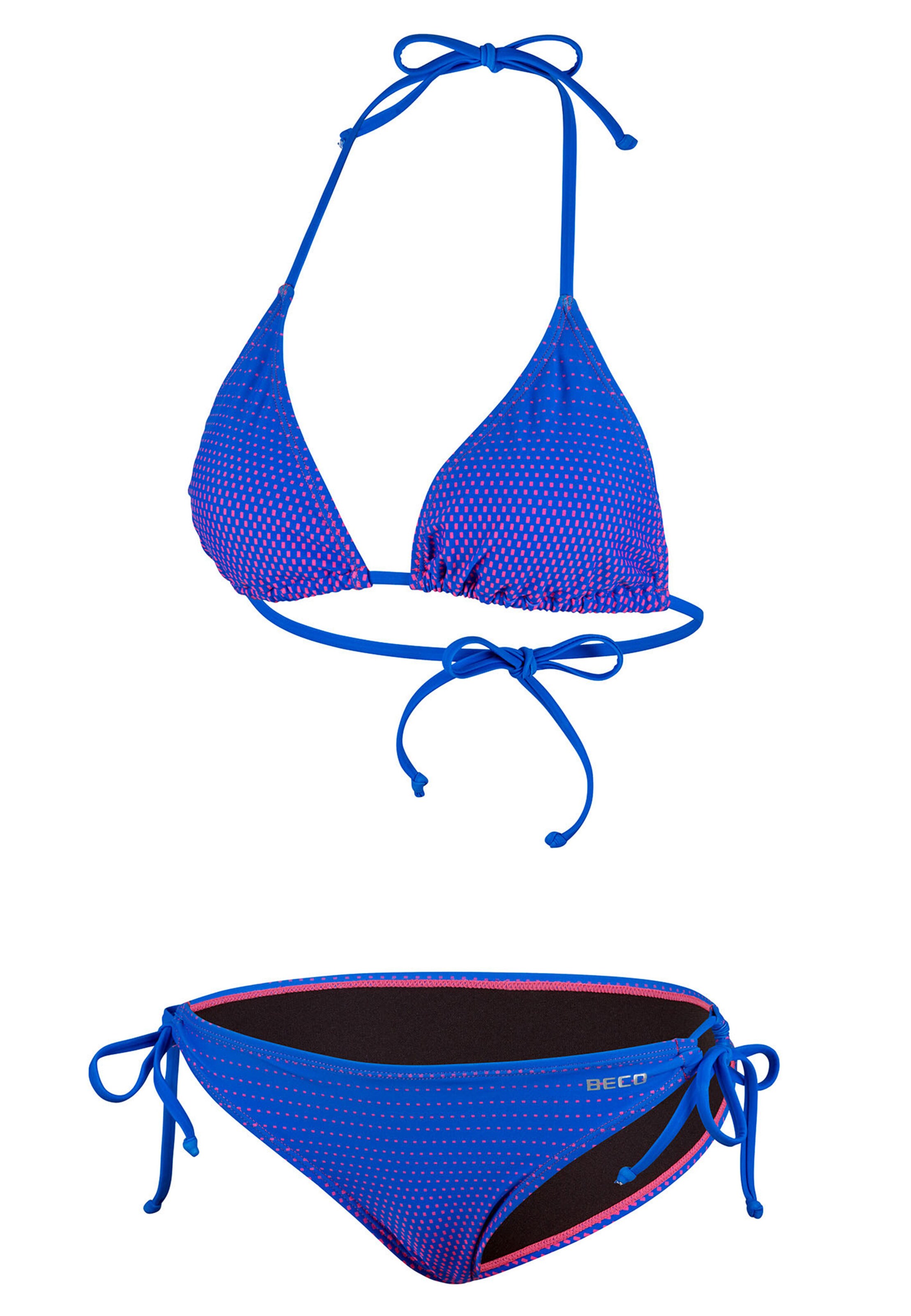BECO the world of aquasports Triangle Bikini 'Gradient Dots' in Blue