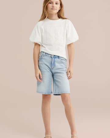 WE Fashion Koszulka w kolorze biały