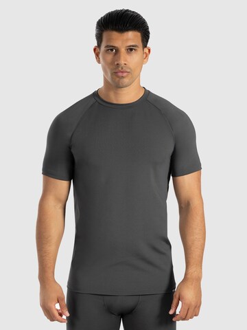 T-Shirt ' Zeyn ' Smilodox en gris : devant