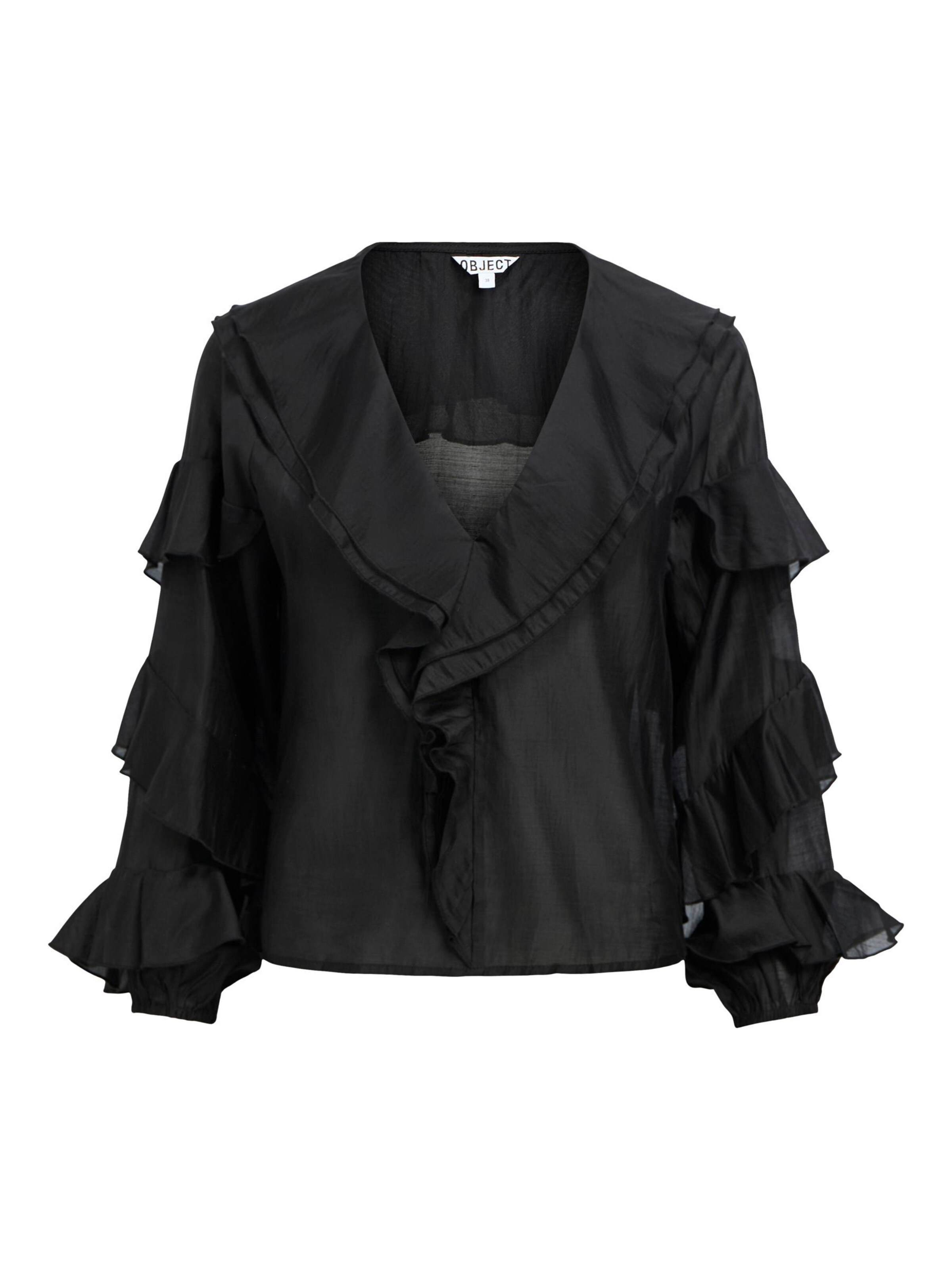 OBJECT - Blusa en negro: frente