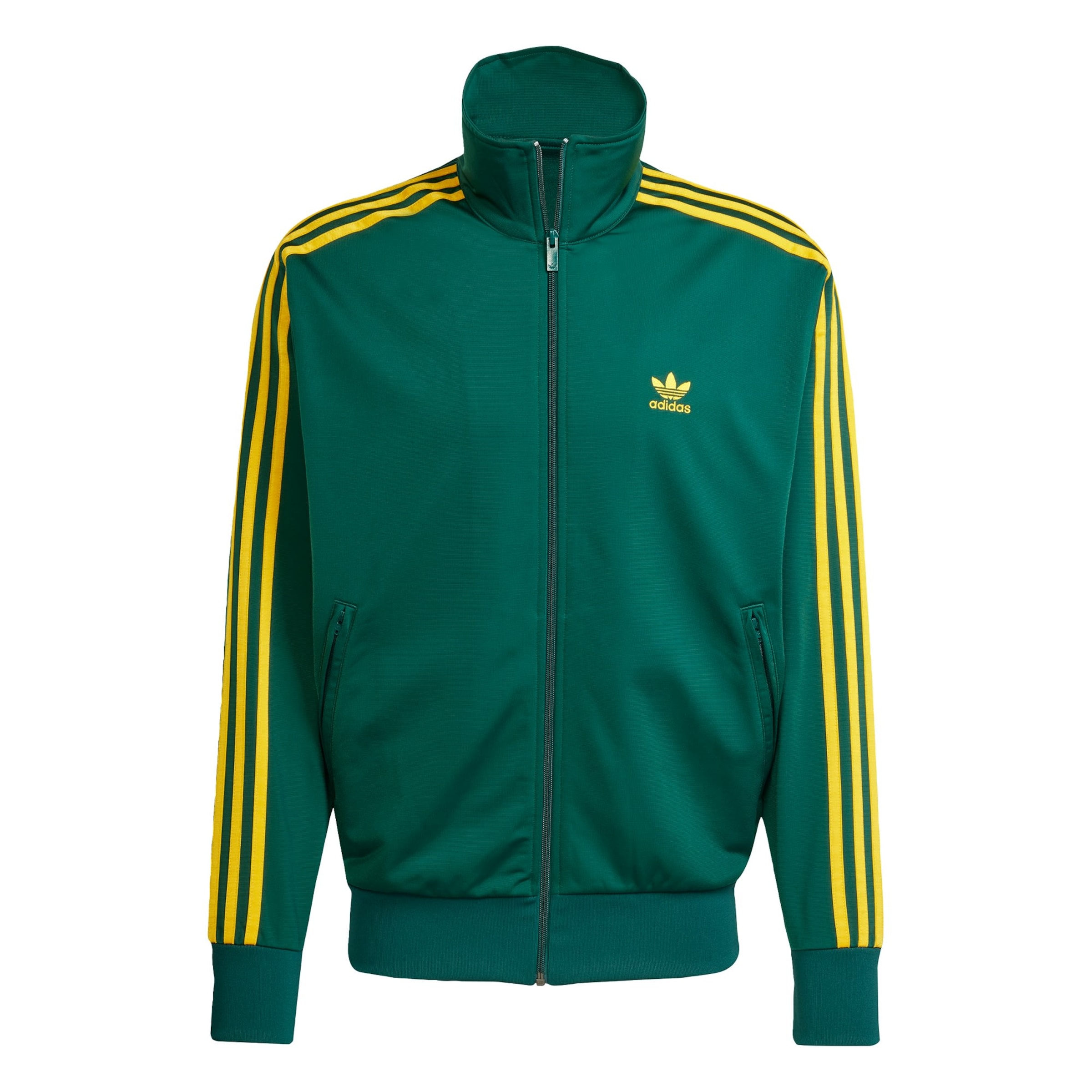 ADIDAS ORIGINALS - Sudadera con cremallera 'Adicolor Classics Firebird' en verde: frente
