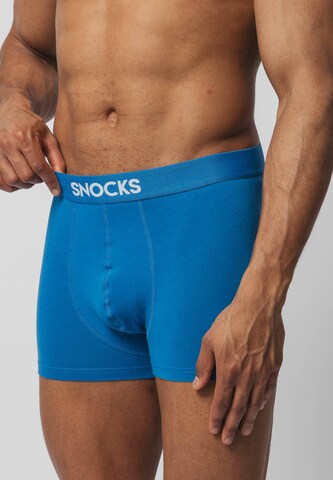 SNOCKS Boxershorts in Blau