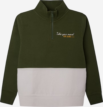 Pepe Jeans Sweatshirt 'ORION' in Green: front