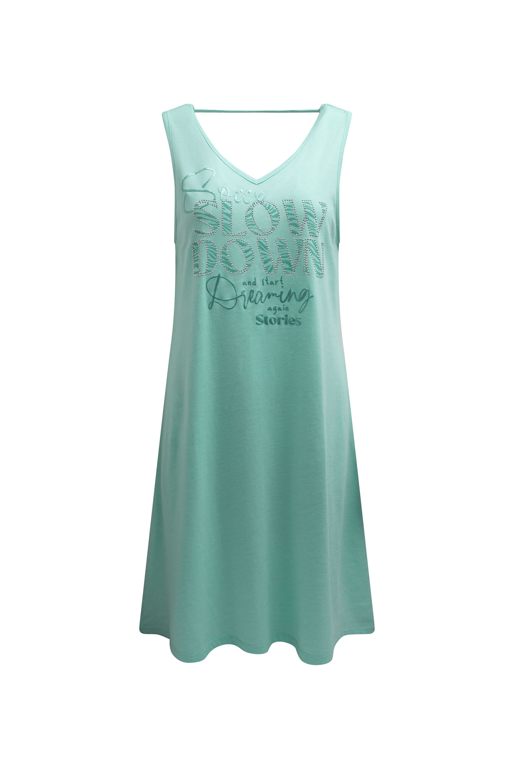 Soccx Summer Dress in Blue: front