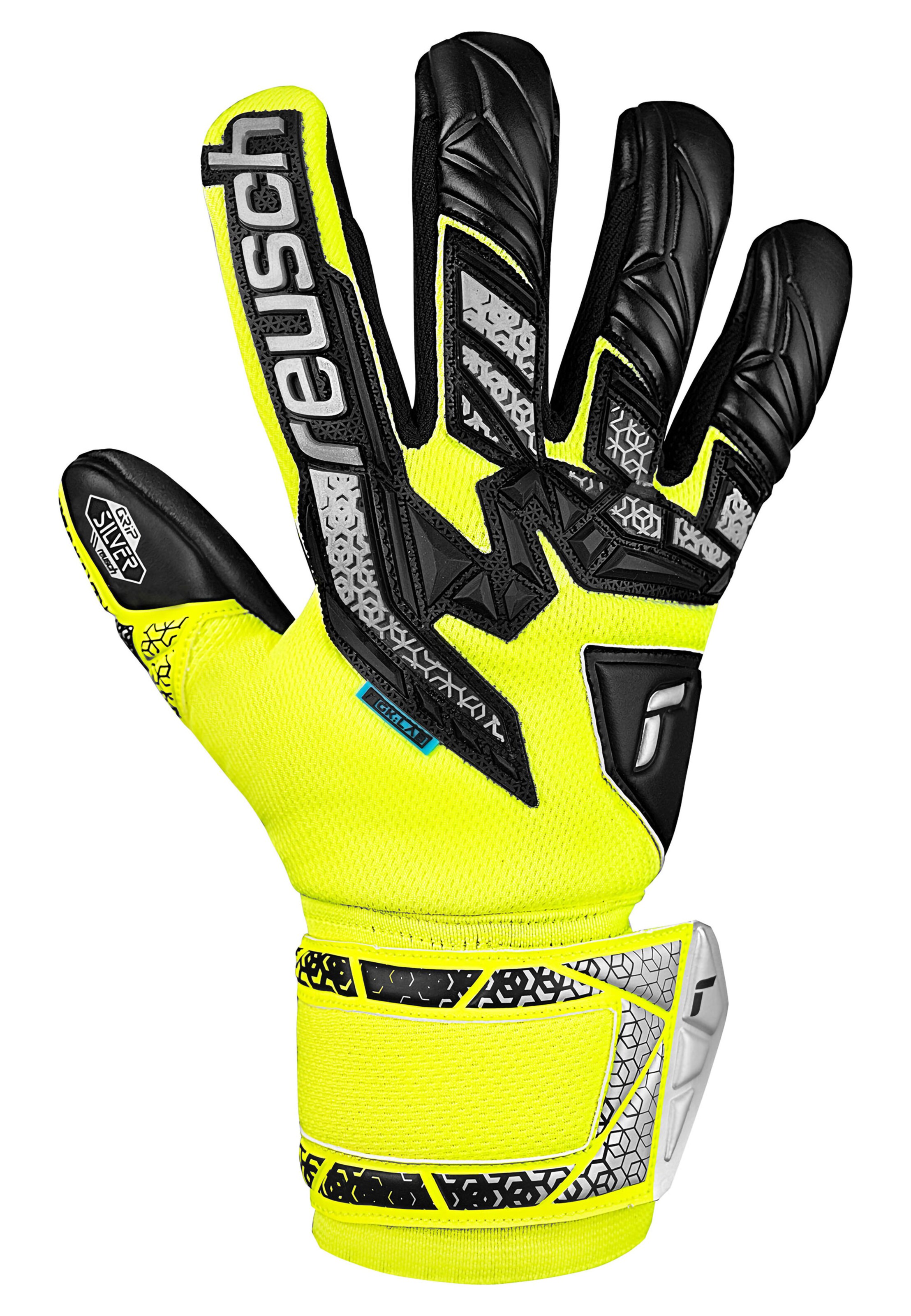 REUSCH Torwarthandschuhe 'Attrakt Freegel Silver' in Schwarz