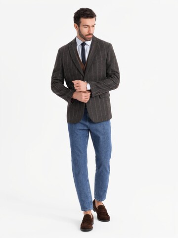Ombre Slim fit Blazer in Brown