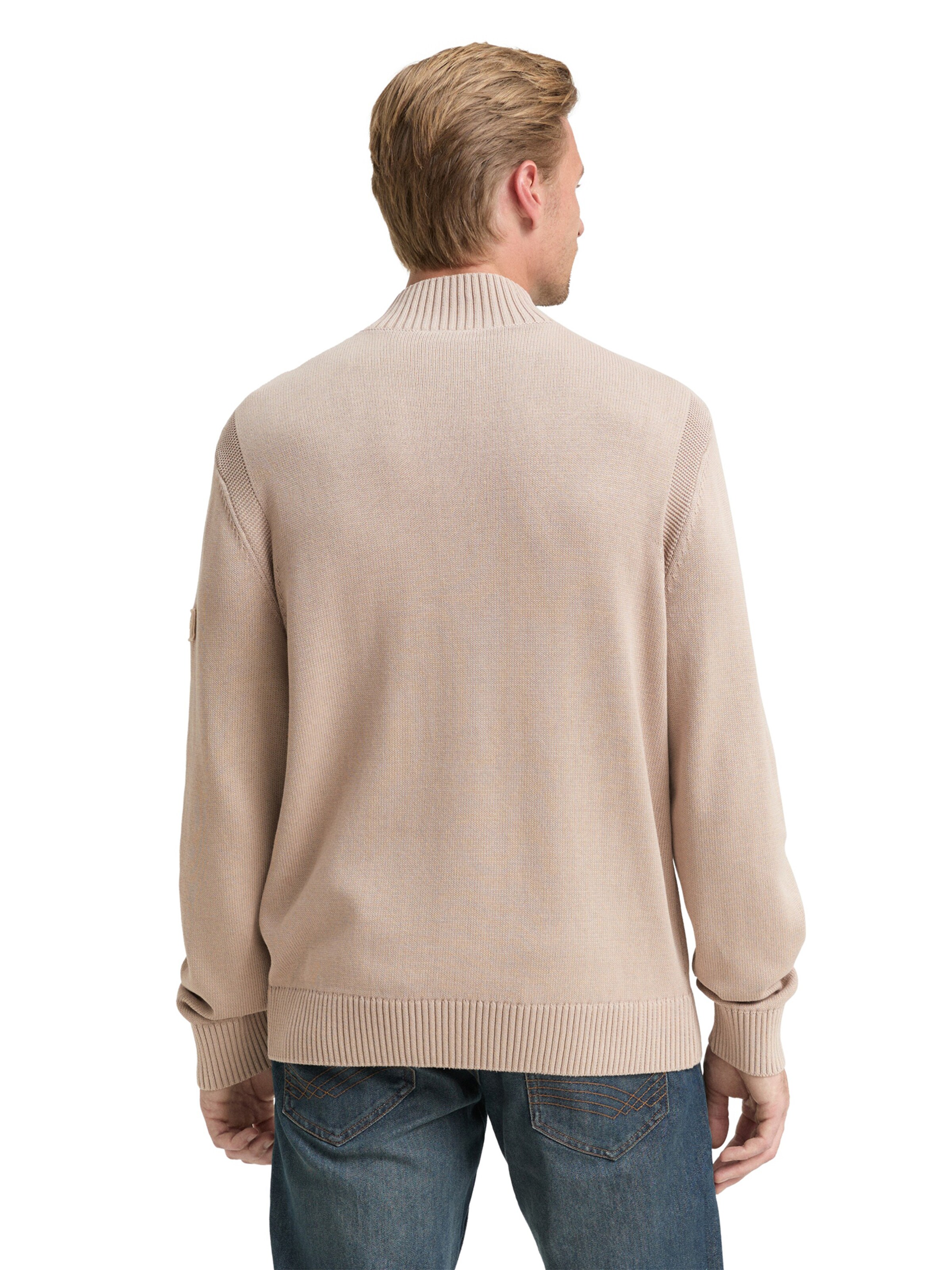 TOM TAILOR Pullover in Braun