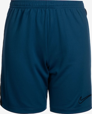 NIKE Regular Workout Pants 'Academy 23' in Blue: front