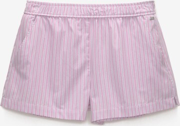 Pull&Bear Regular Shorts in Pink: predná strana