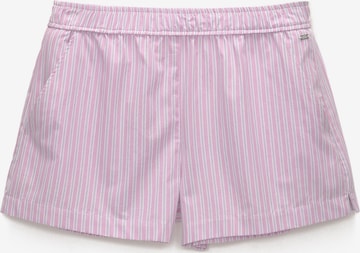 regular Pantaloni di Pull&Bear in rosa: frontale