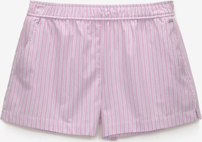 Pull&Bear Bukser i lilla / lyserød / hvid, Produktvisning