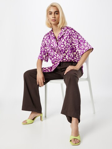 Monki Blouse in Purple