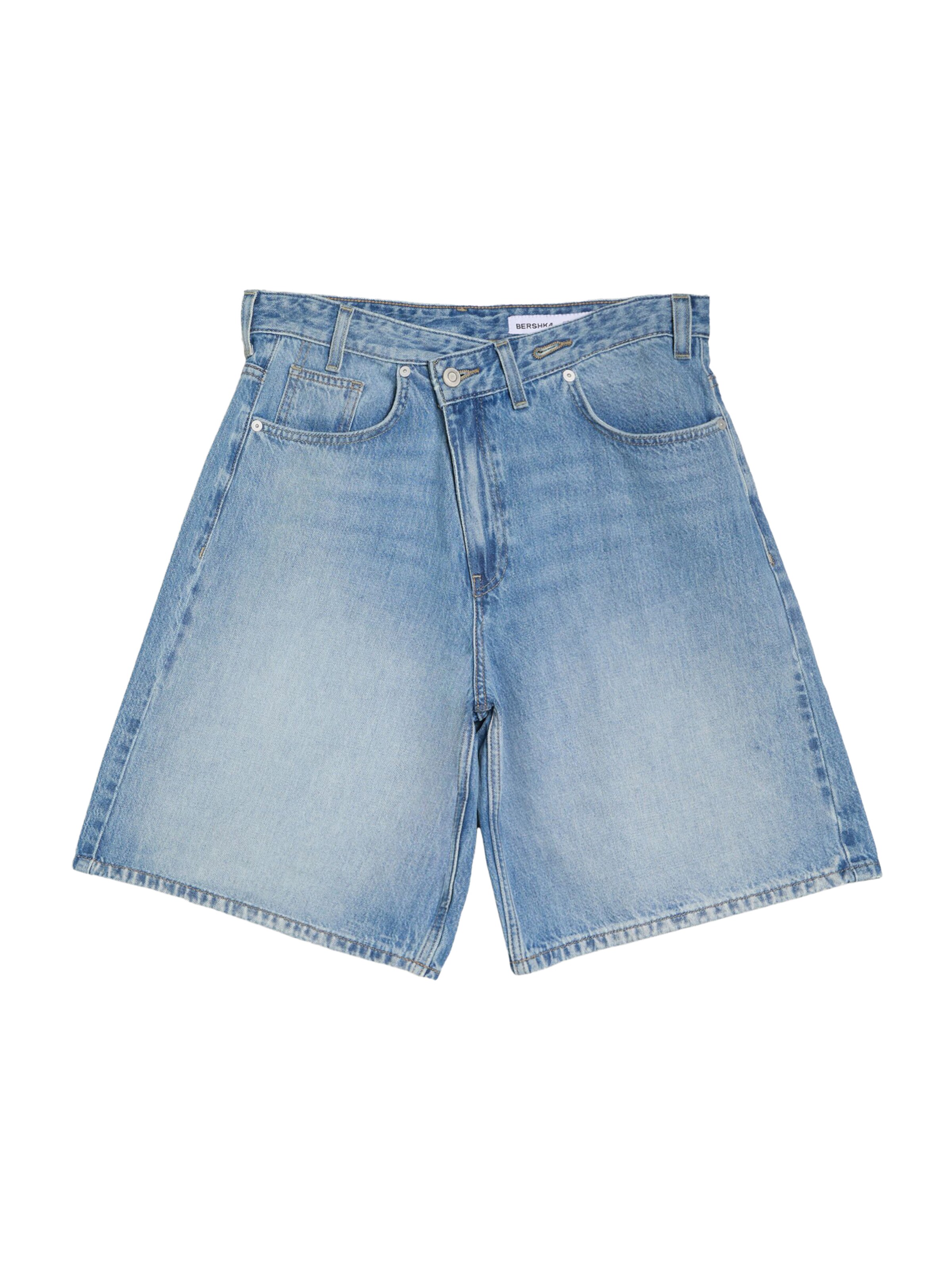 Jeans Bershka pe albastru deschis, Vizualizare produs