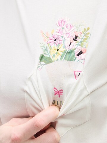 T-shirt 'ONLPOLLY' Only Tall en blanc