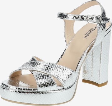 Nero Giardini Sandals in Silver: front