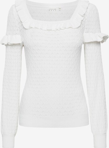 Atelier Rêve Sweater 'IRFANTINO' in White: front