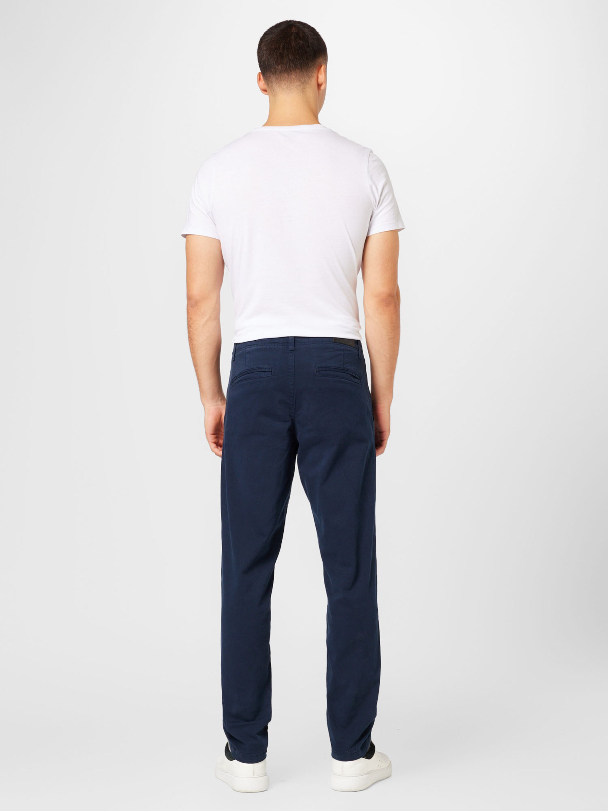 JACK & JONES Tapered Chino Pants 'Stace Harlow' in Navy | ABOUT YOU