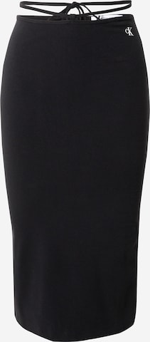 Calvin Klein Jeans Sukně – černá: přední strana