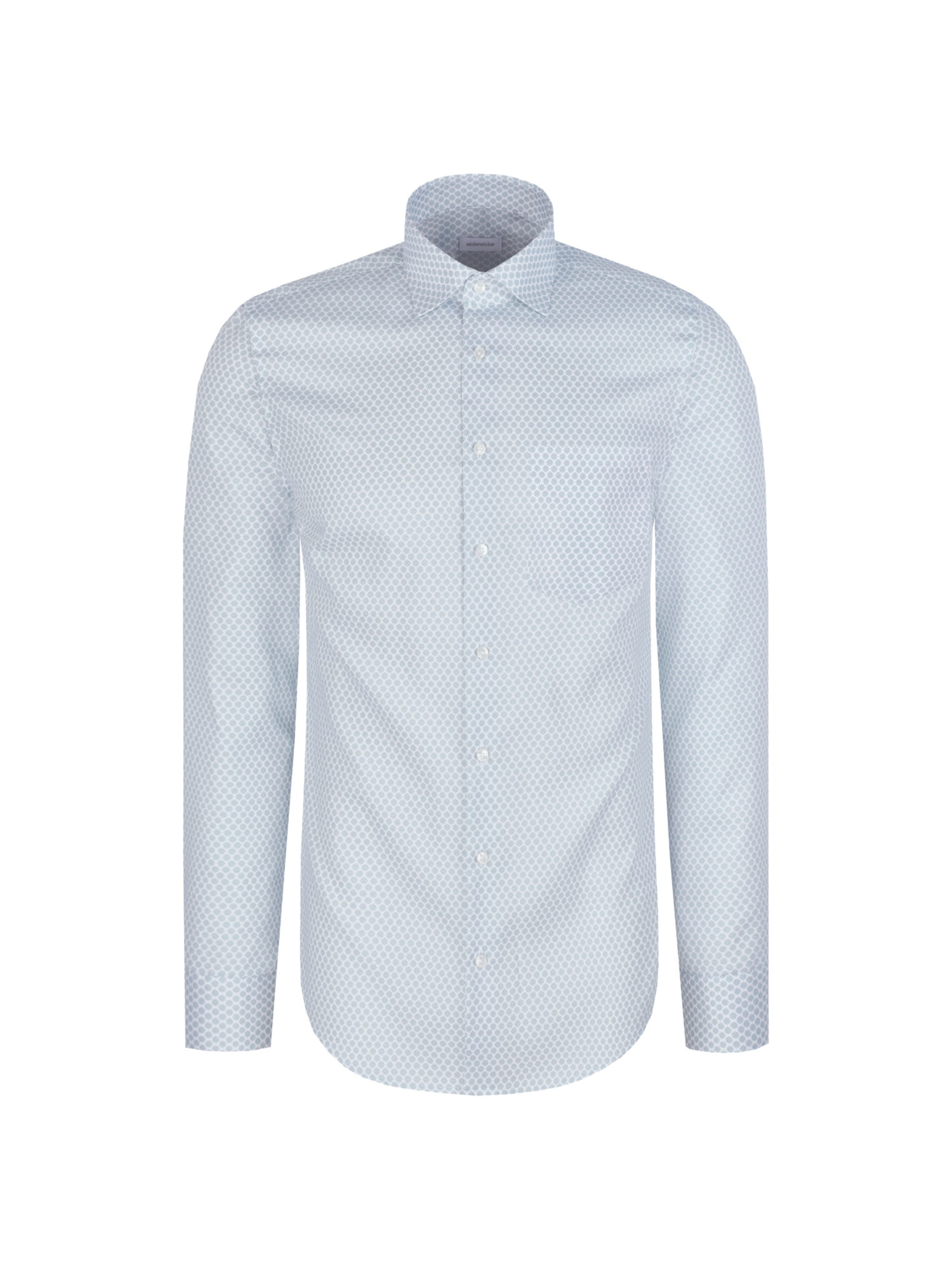 Coupe regular Chemise business ' Schwarze Rose ' SEIDENSTICKER en bleu : devant