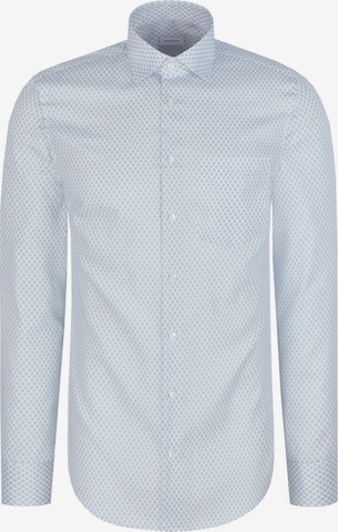 Chemise business ' Schwarze Rose ' SEIDENSTICKER en bleu : devant