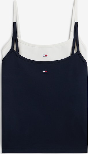 Tommy Jeans Top 'ESSENTIAL' u mornarsko plava / bijela, Pregled proizvoda