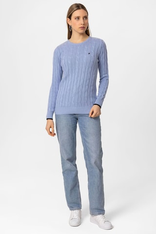 DENIM CULTURE Sweter 'KENDALL' w kolorze niebieski
