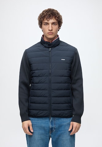 Jack & Jones Premium Prehodna jakna 'JPRBLUGARRY' | modra barva: sprednja stran