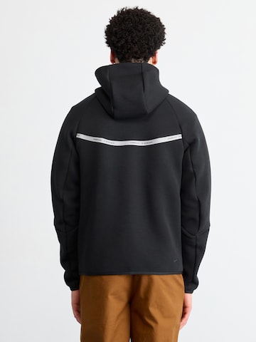 Nike Sportswear Jopa na zadrgo 'TECH FLC' | črna barva
