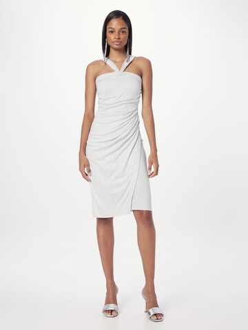 IRO Cocktail dress 'MAKYA' in Silver: front