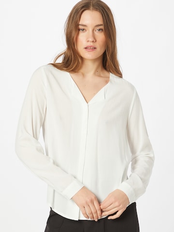 Fransa Blouse 'Hazavisk' in Wit: voorkant