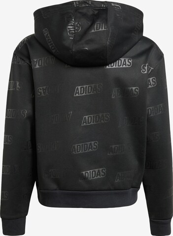 ADIDAS SPORTSWEAR Athletic Sweatshirt 'Brand Love Debossed' in Black